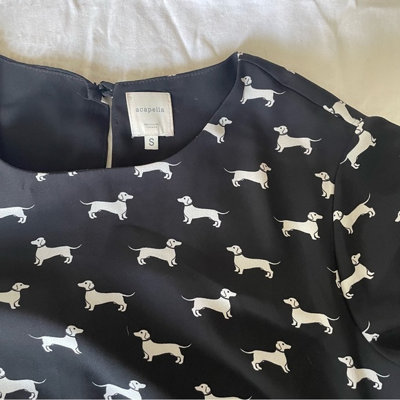 Dachshund print blouse - Picture 2 of 5